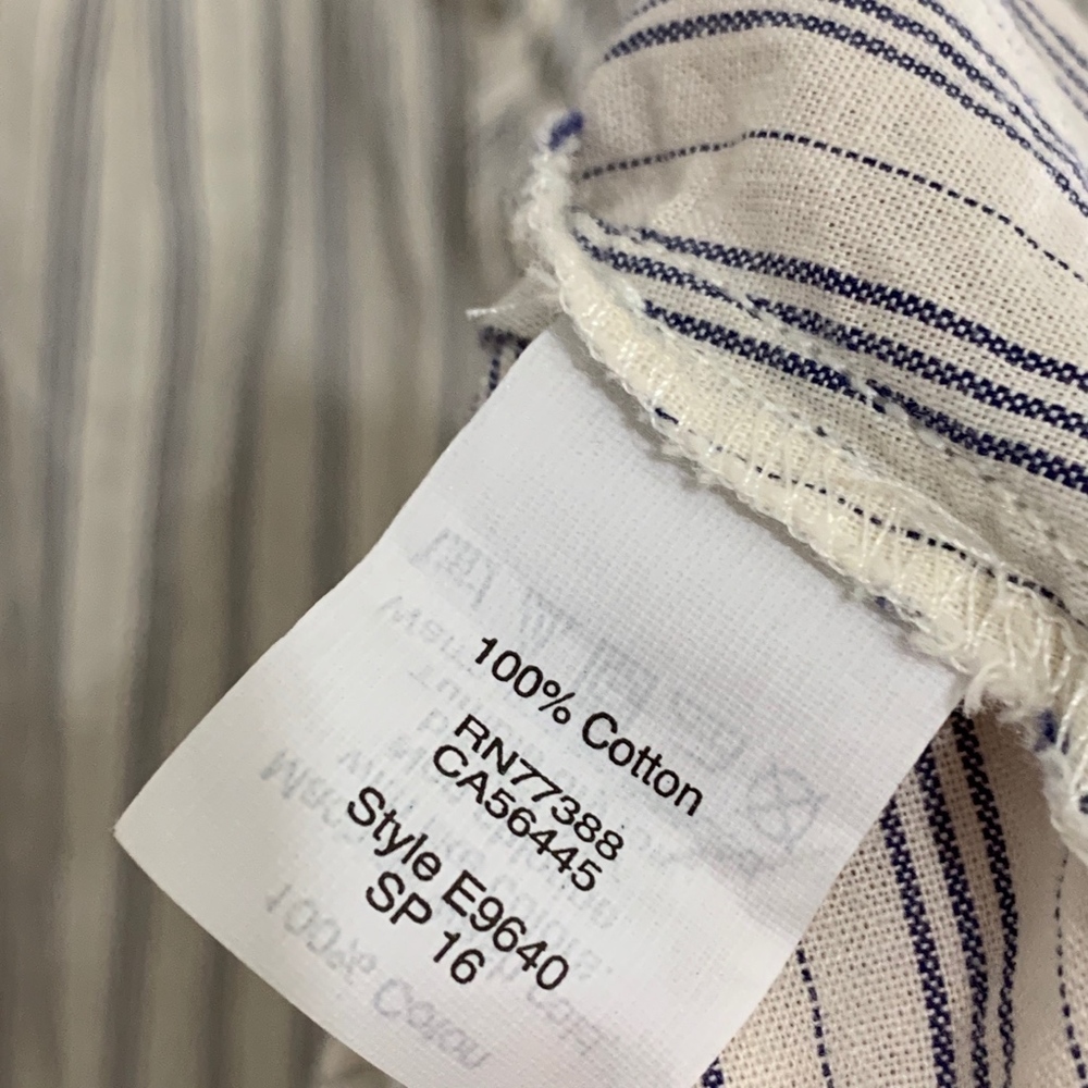 Madewell Striped Retro Off-The-Shoulder Blouse - Picture 4 of 7